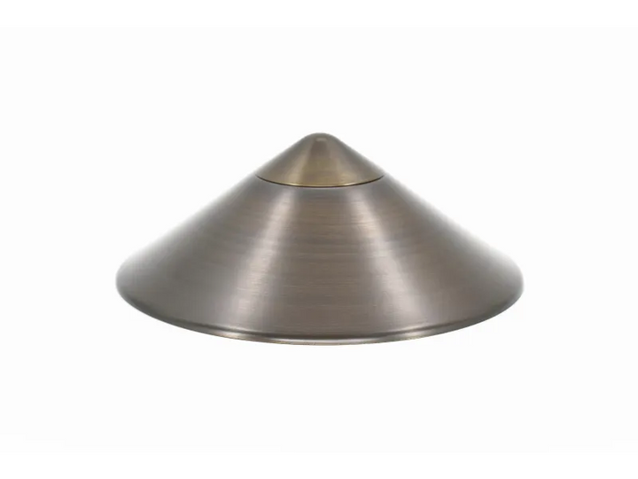 Lumien LAB‑039 Brass Path Light Cap – Triangular Antique Finish