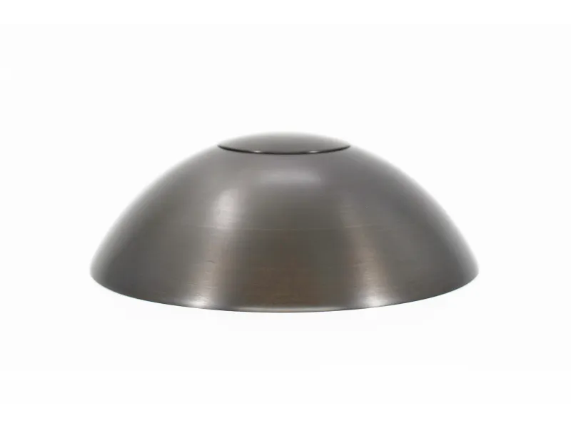 Lumien LAB‑041 Brass Path Light Cap – Rounded Antique Finish