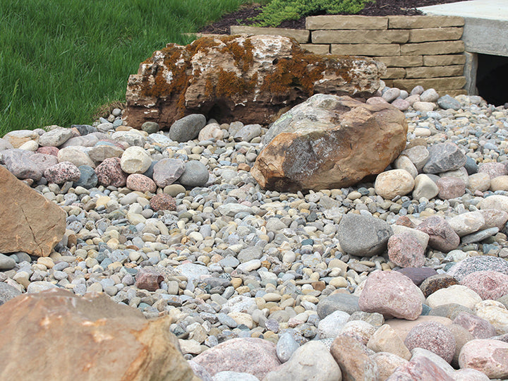Iowa Rainbow Decorative Bagged Gravel (¾"–1½")